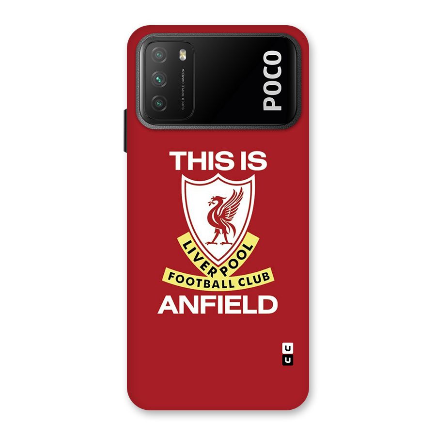 LiverPool Anfield Back Case for Poco M3