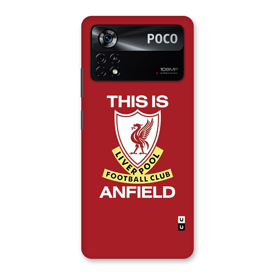 LiverPool Anfield Back Case for Poco X4 Pro 5G