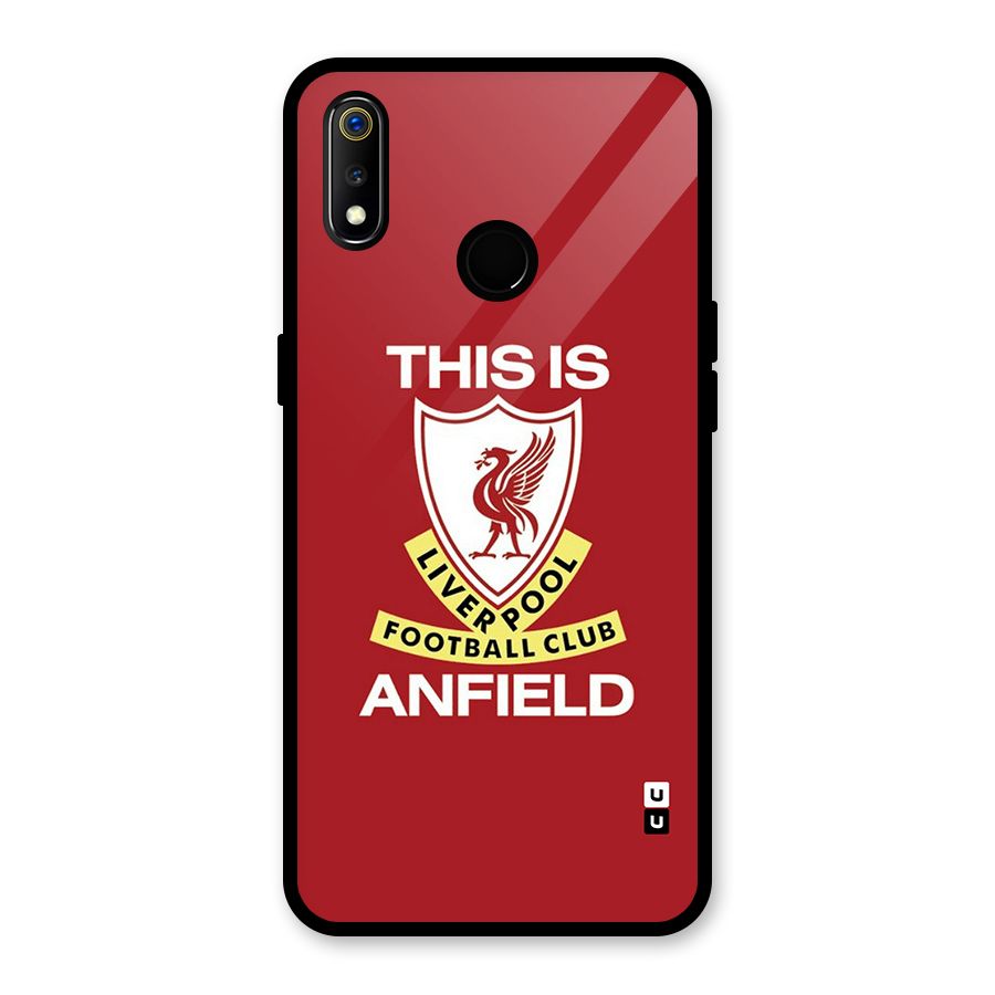 LiverPool Anfield Glass Back Case for Realme 3