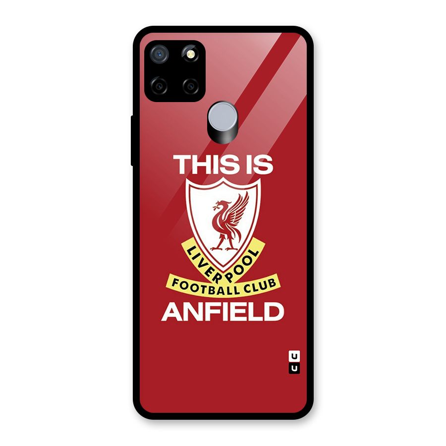 LiverPool Anfield Glass Back Case for Realme Narzo 30A