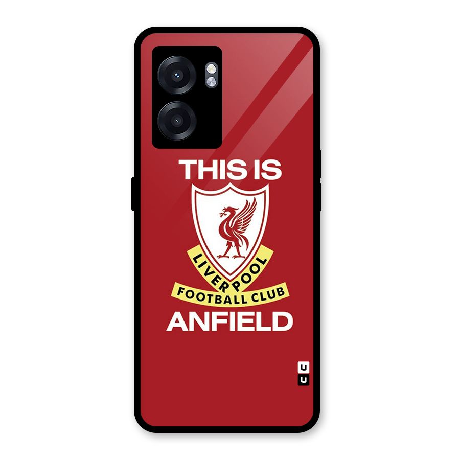 LiverPool Anfield Glass Back Case for Realme Narzo 50 5G