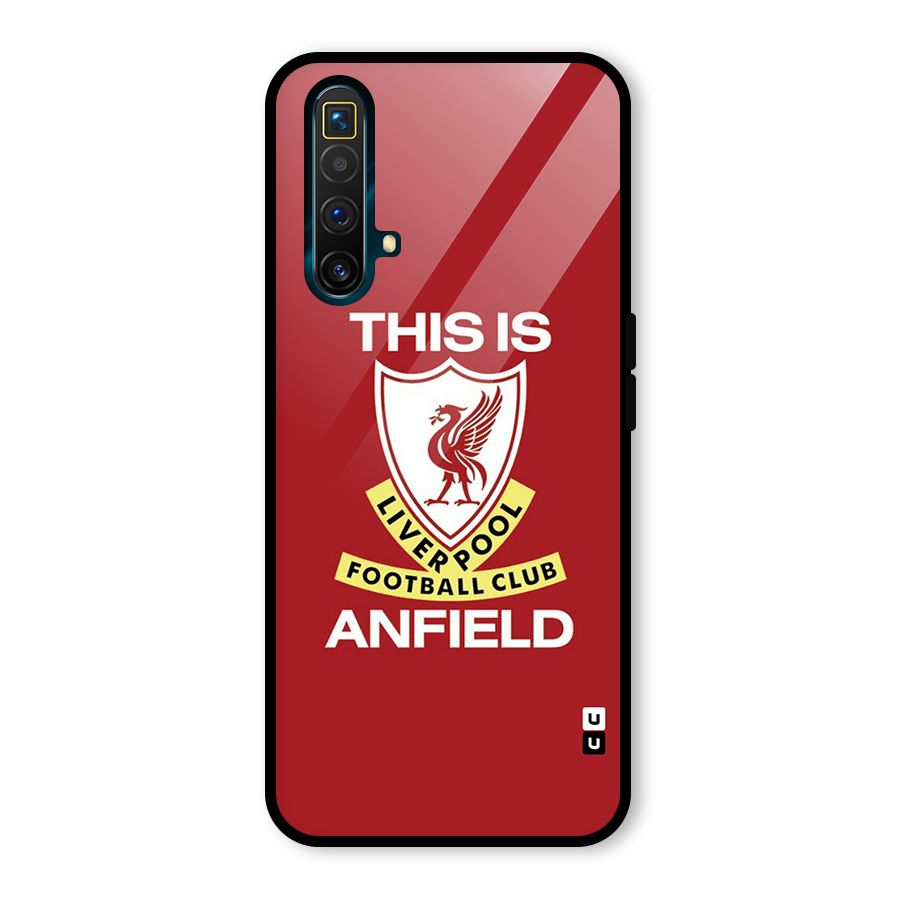 LiverPool Anfield Glass Back Case for Realme X3 SuperZoom