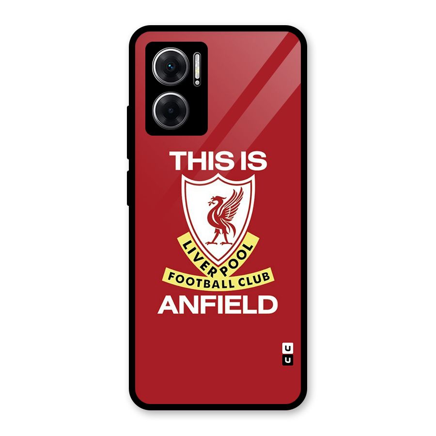 LiverPool Anfield Glass Back Case for Redmi 11 Prime 5G