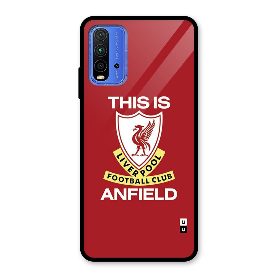 LiverPool Anfield Glass Back Case for Redmi 9 Power