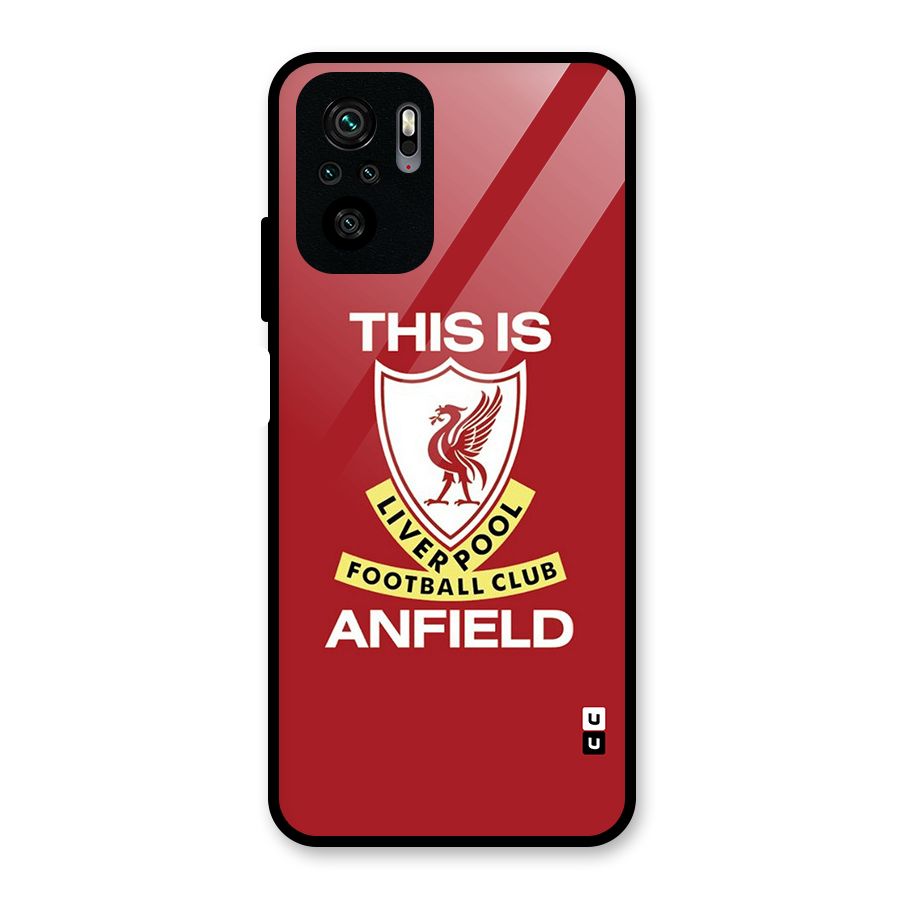 LiverPool Anfield Glass Back Case for Redmi Note 10S