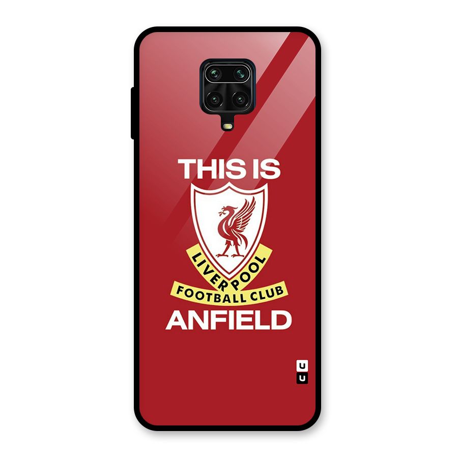 LiverPool Anfield Glass Back Case for Redmi Note 9 Pro