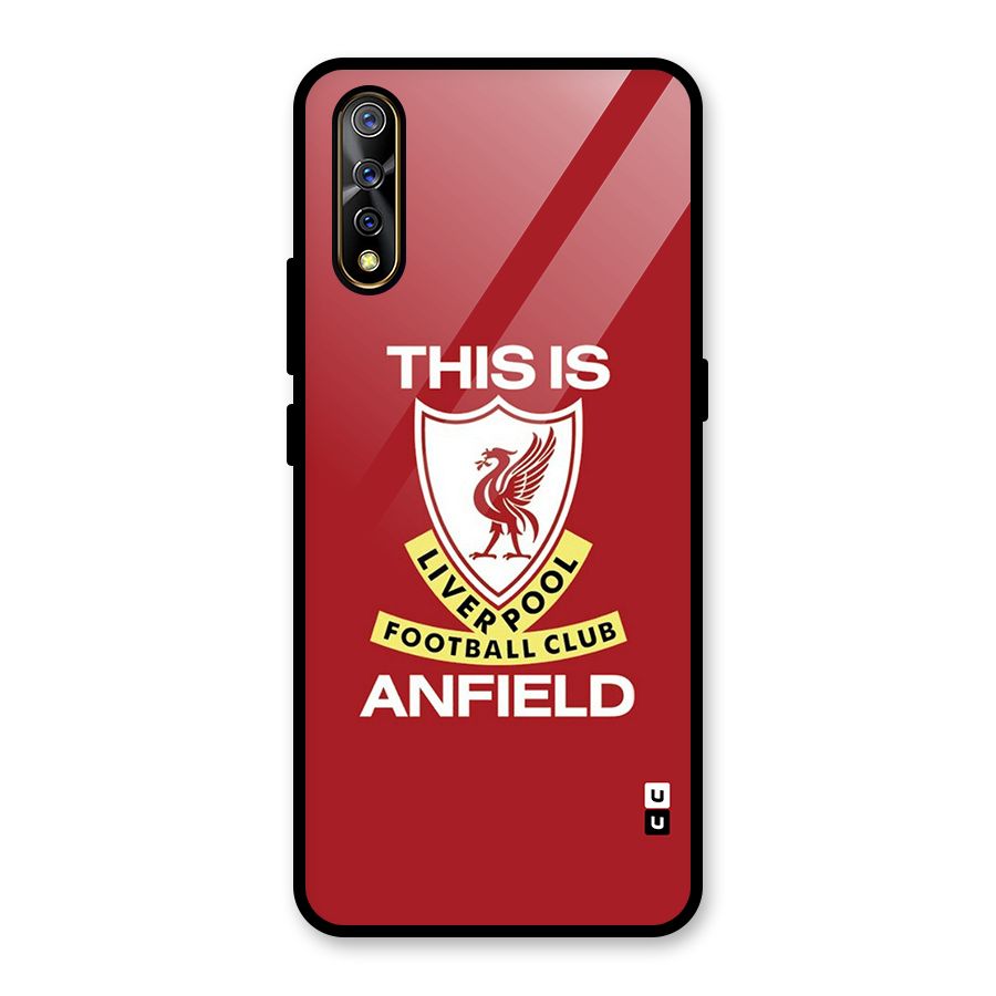 LiverPool Anfield Glass Back Case for Vivo S1