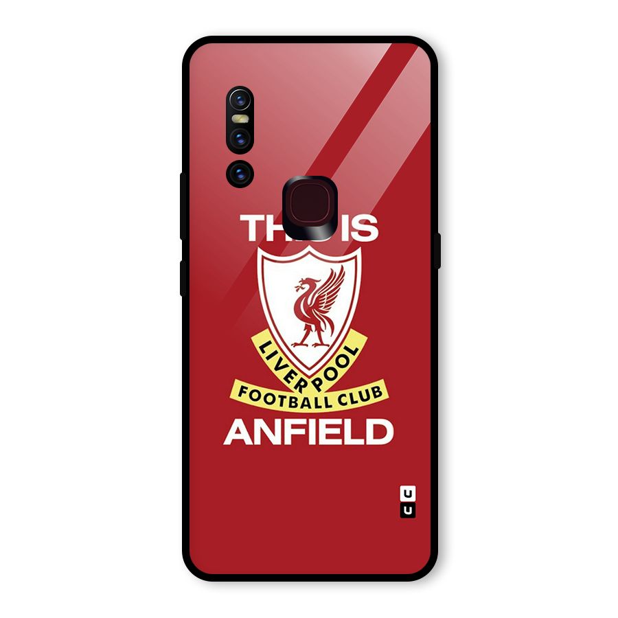 LiverPool Anfield Glass Back Case for Vivo V15