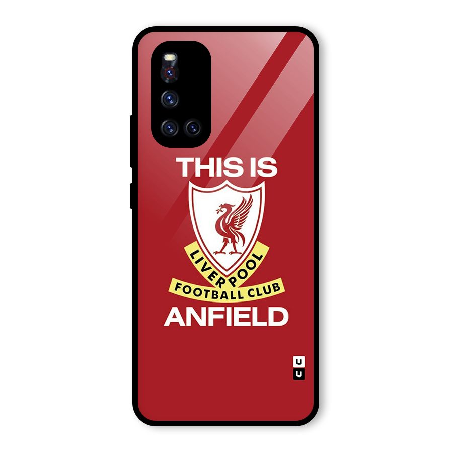 LiverPool Anfield Glass Back Case for Vivo V19