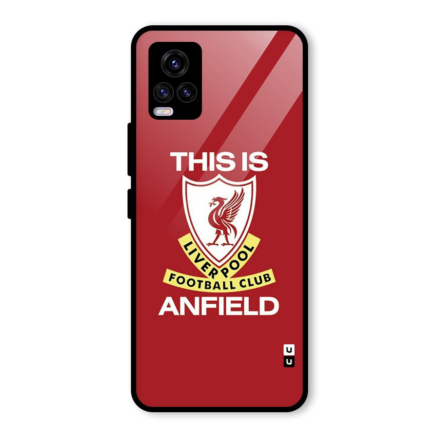 LiverPool Anfield Glass Back Case for Vivo V20 2021