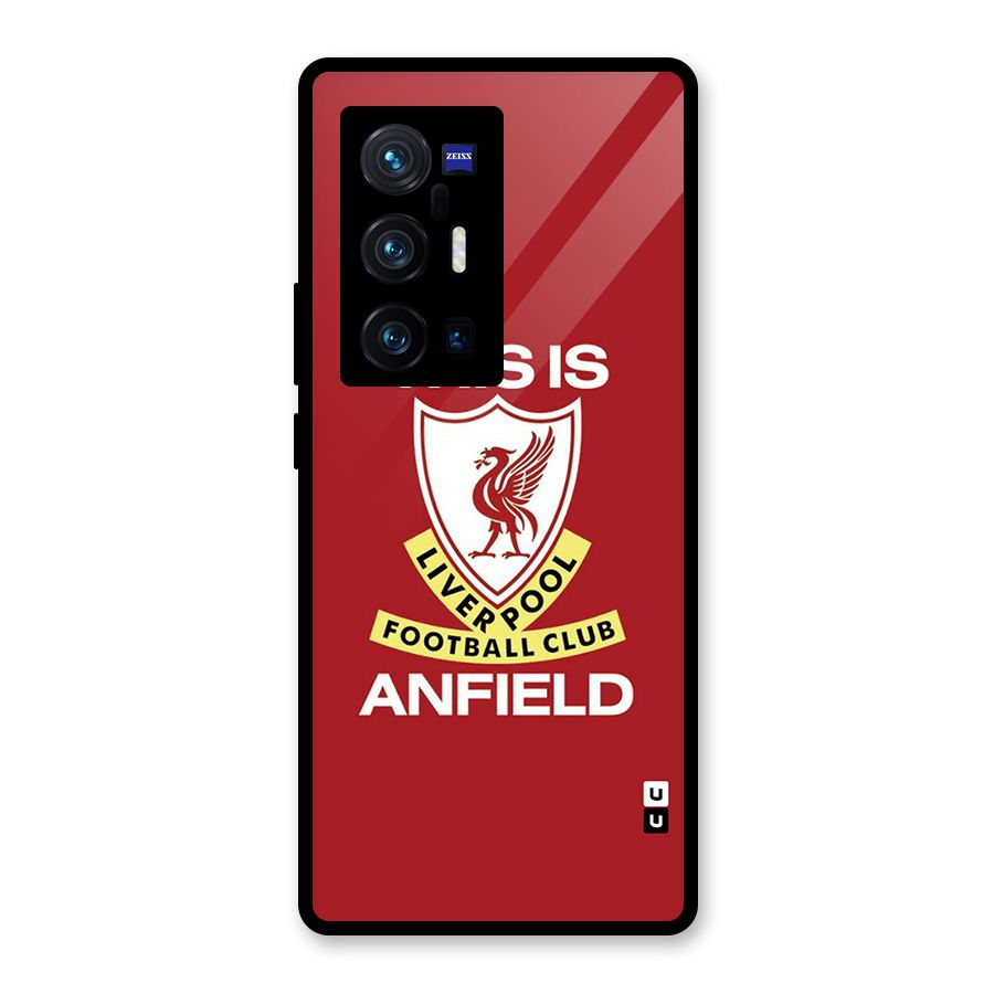LiverPool Anfield Glass Back Case for Vivo X70 Pro Plus