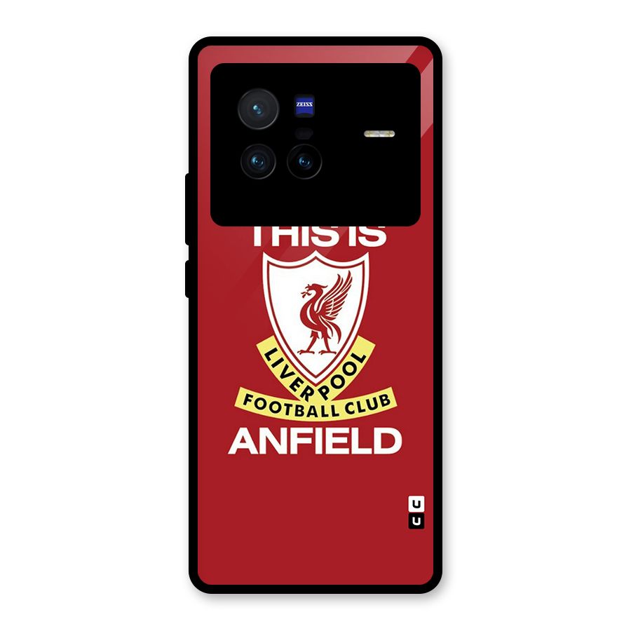 LiverPool Anfield Glass Back Case for Vivo X80
