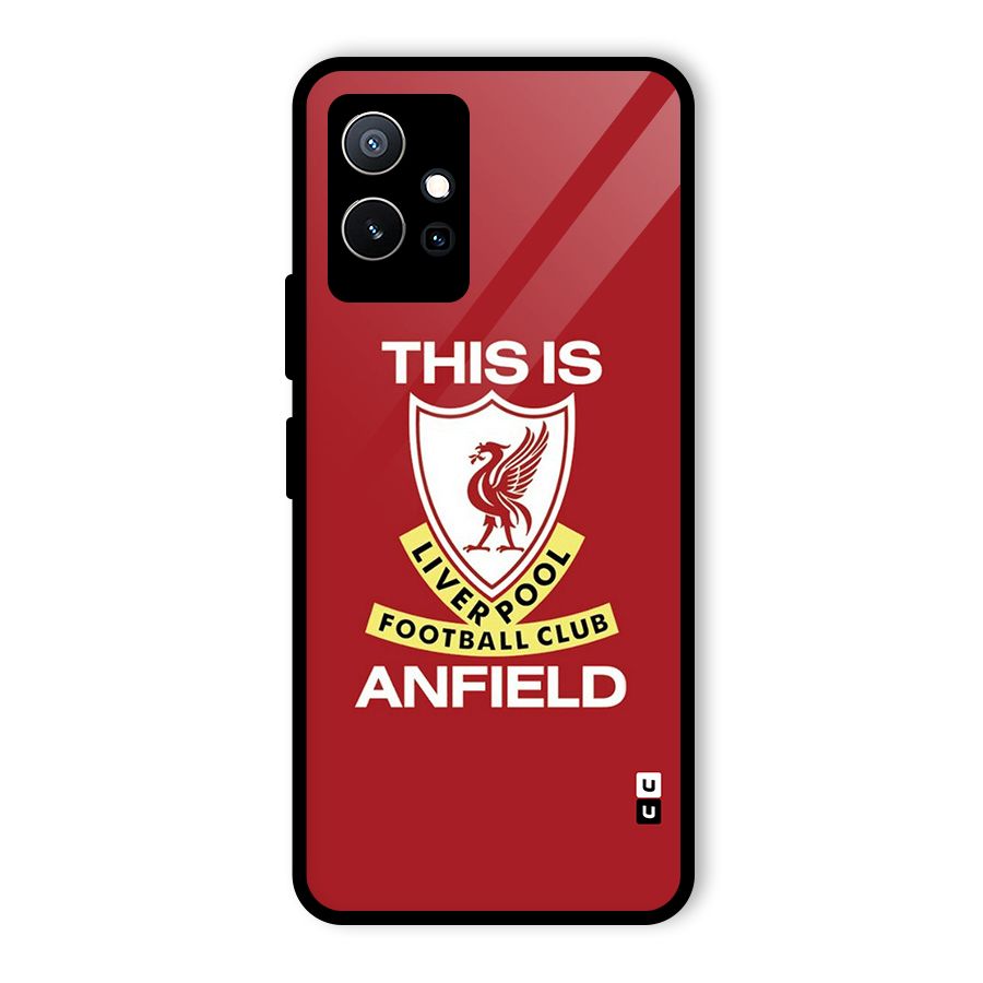 LiverPool Anfield Glass Back Case for Vivo iQOO Z6