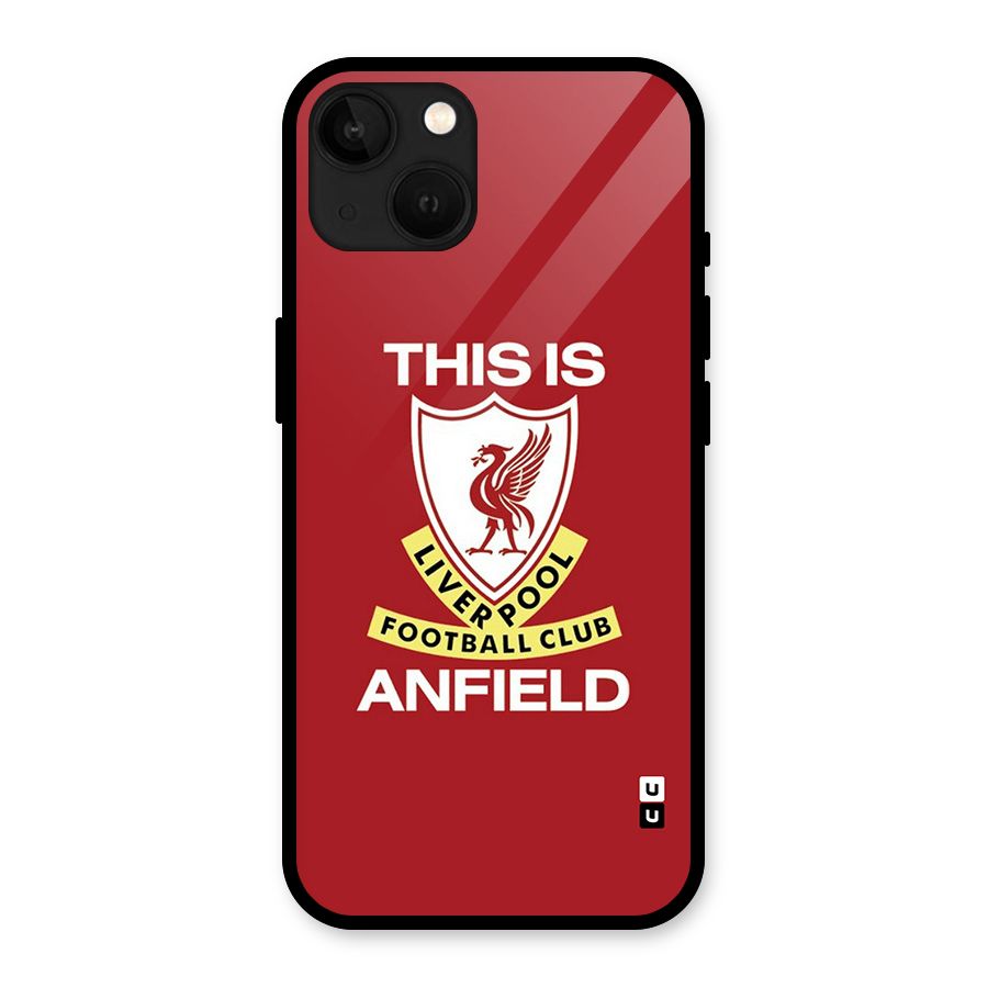 LiverPool Anfield Glass Back Case for iPhone 13