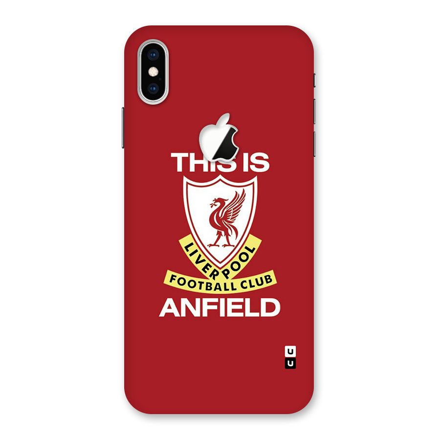 LiverPool Anfield Back Case for iPhone XS Max Apple Cut