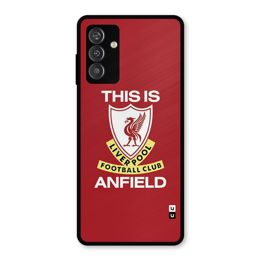 LiverPool Anfield Metal Back Case for Galaxy F13