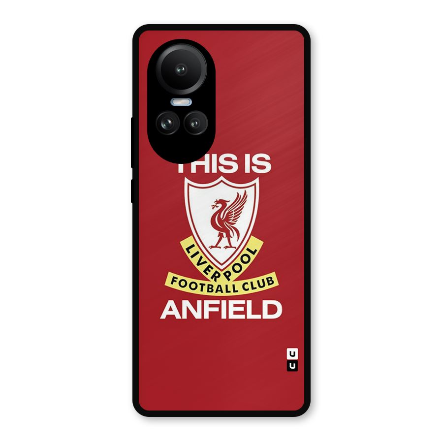 LiverPool Anfield Metal Back Case for Oppo Reno10