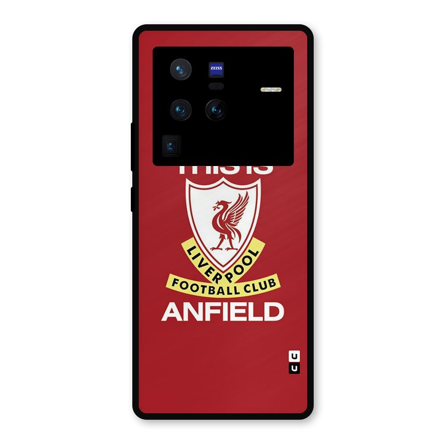 LiverPool Anfield Metal Back Case for Vivo X80 Pro