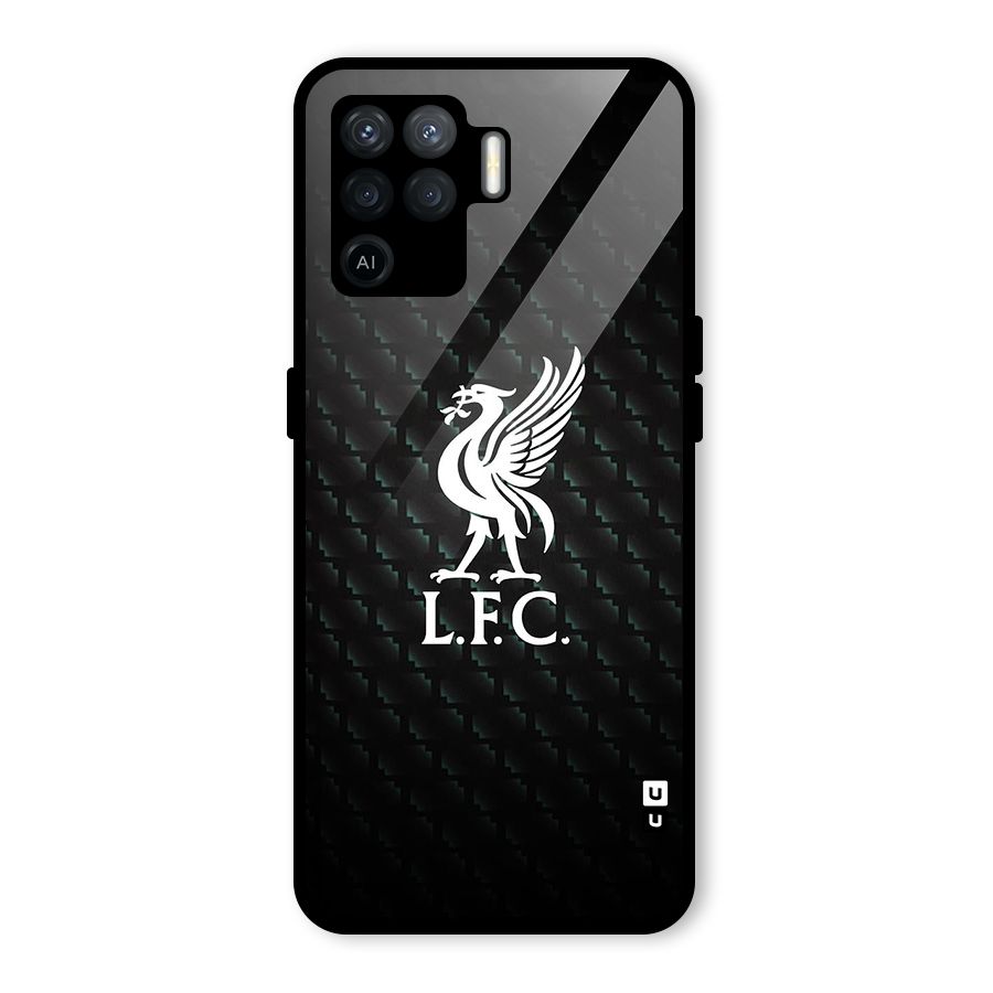 LiverPool Club Glass Back Case for Oppo F19 Pro