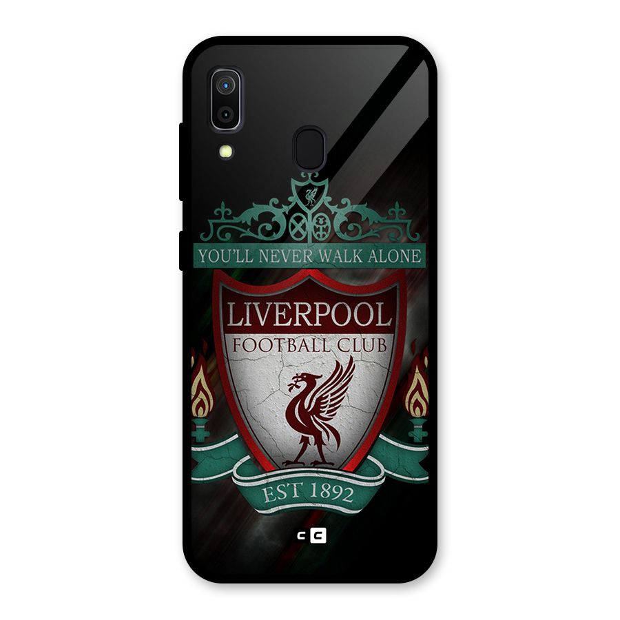 LiverPool FootBall Club Glass Back Case for Galaxy A30