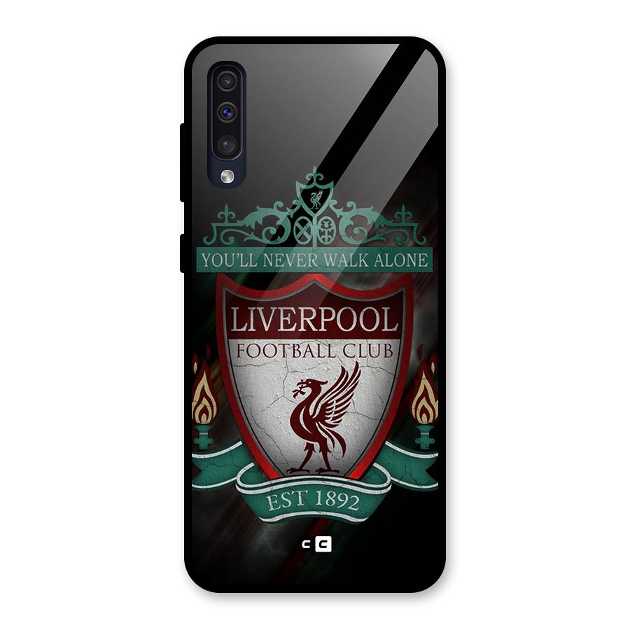LiverPool FootBall Club Glass Back Case for Galaxy A30s