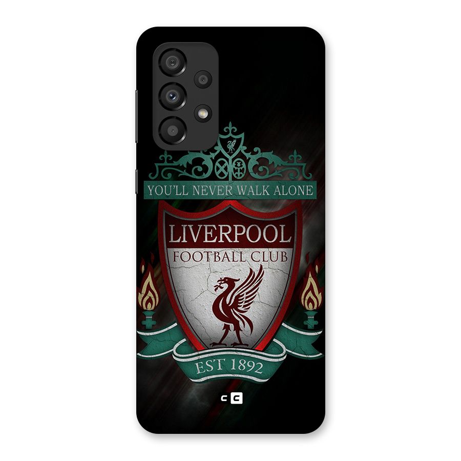 LiverPool FootBall Club Glass Back Case for Galaxy A33 5G