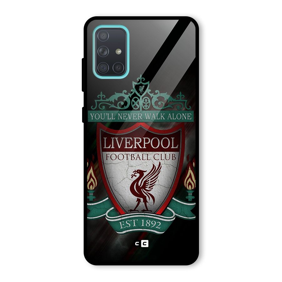 LiverPool FootBall Club Glass Back Case for Galaxy A71