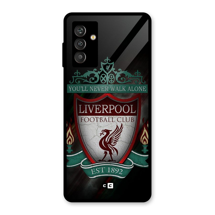 LiverPool FootBall Club Glass Back Case for Galaxy M13