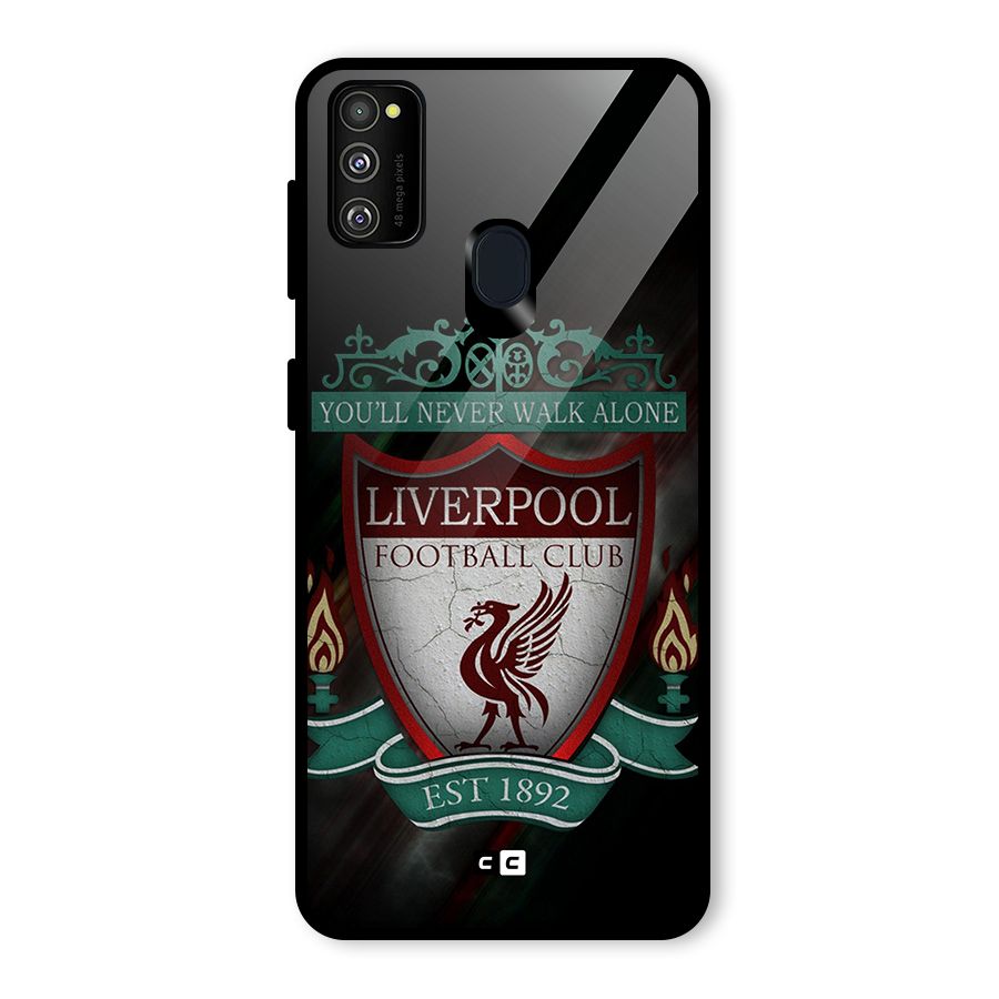 LiverPool FootBall Club Glass Back Case for Galaxy M30s