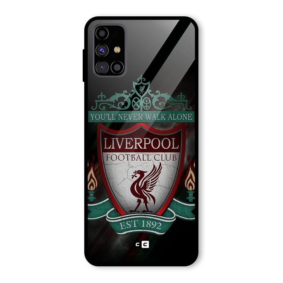 LiverPool FootBall Club Glass Back Case for Galaxy M31s