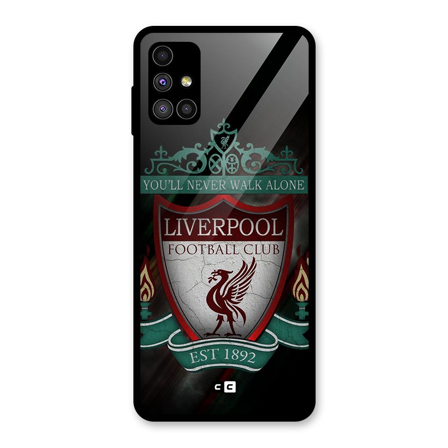 LiverPool FootBall Club Glass Back Case for Galaxy M51
