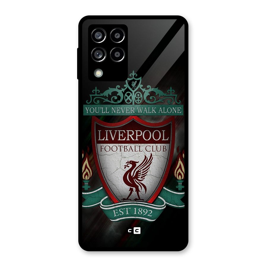 LiverPool FootBall Club Glass Back Case for Galaxy M53 5G
