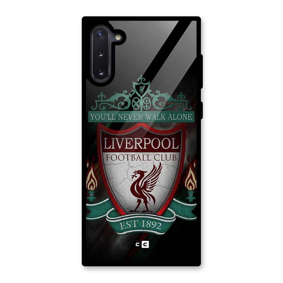 LiverPool FootBall Club Glass Back Case for Galaxy Note 10
