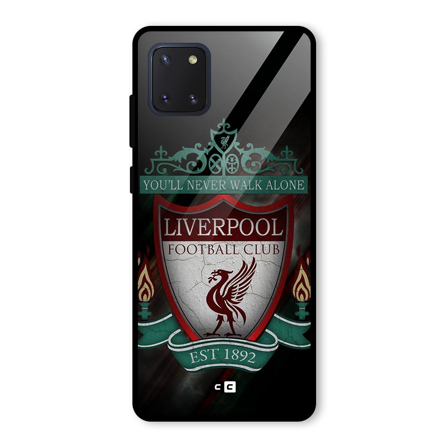 LiverPool FootBall Club Glass Back Case for Galaxy Note 10 Lite