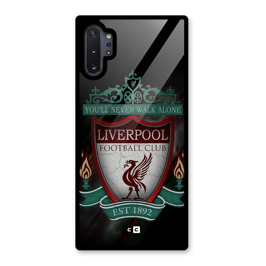 LiverPool FootBall Club Glass Back Case for Galaxy Note 10 Plus