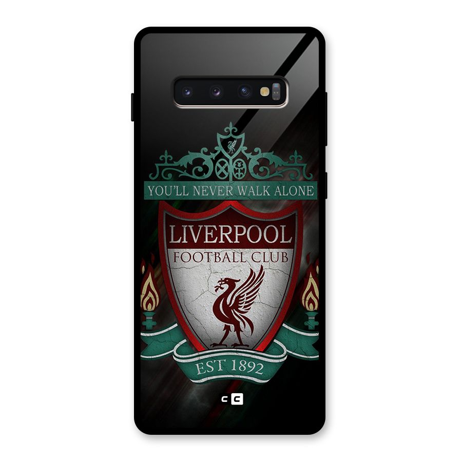 LiverPool FootBall Club Glass Back Case for Galaxy S10 Plus