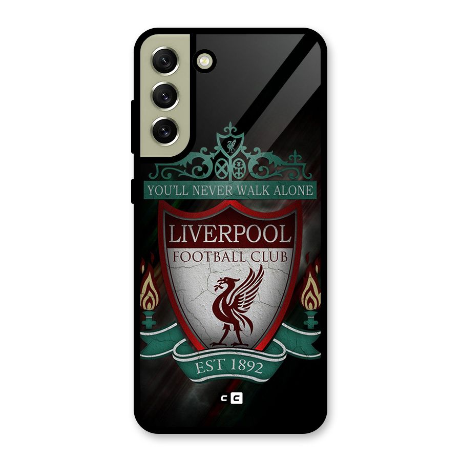 LiverPool FootBall Club Glass Back Case for Galaxy S21 FE 5G