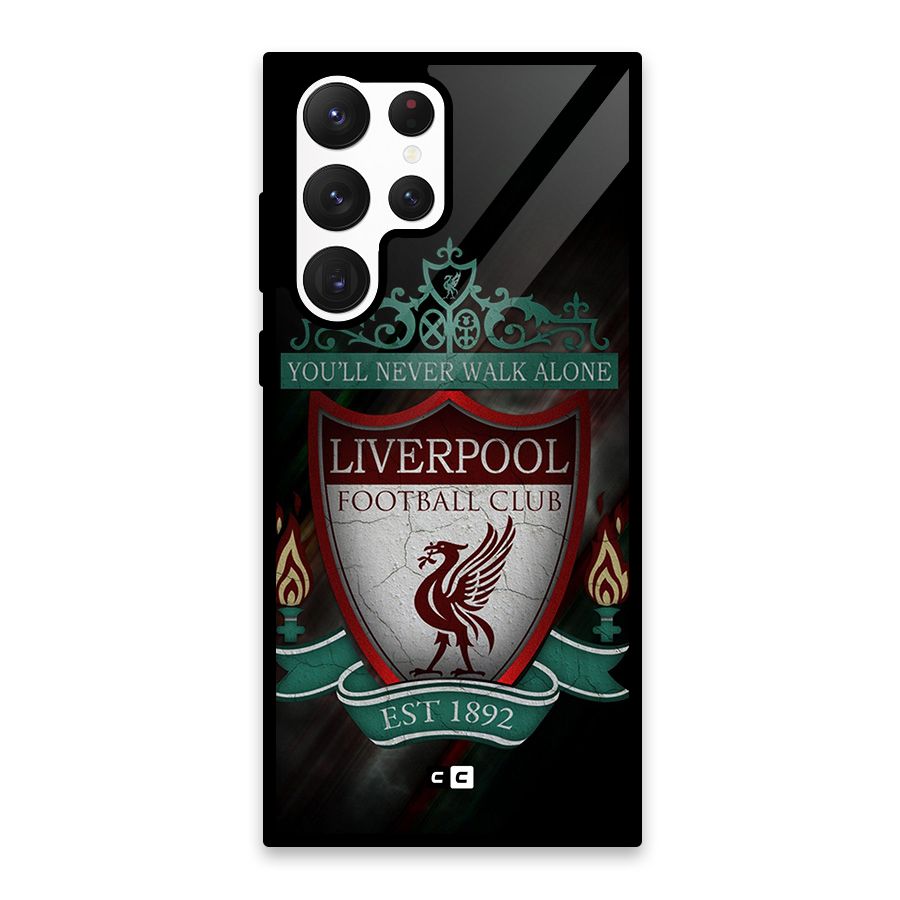 LiverPool FootBall Club Glass Back Case for Galaxy S22 Ultra 5G
