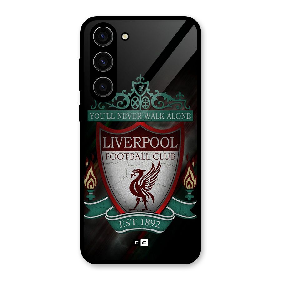 LiverPool FootBall Club Glass Back Case for Galaxy S23 Plus