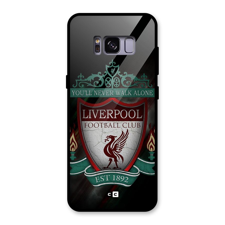 LiverPool FootBall Club Glass Back Case for Galaxy S8