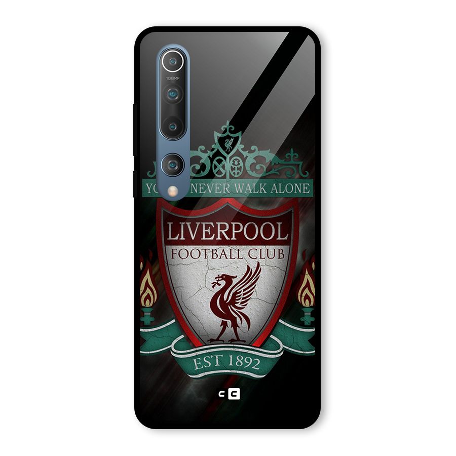 LiverPool FootBall Club Glass Back Case for Mi 10