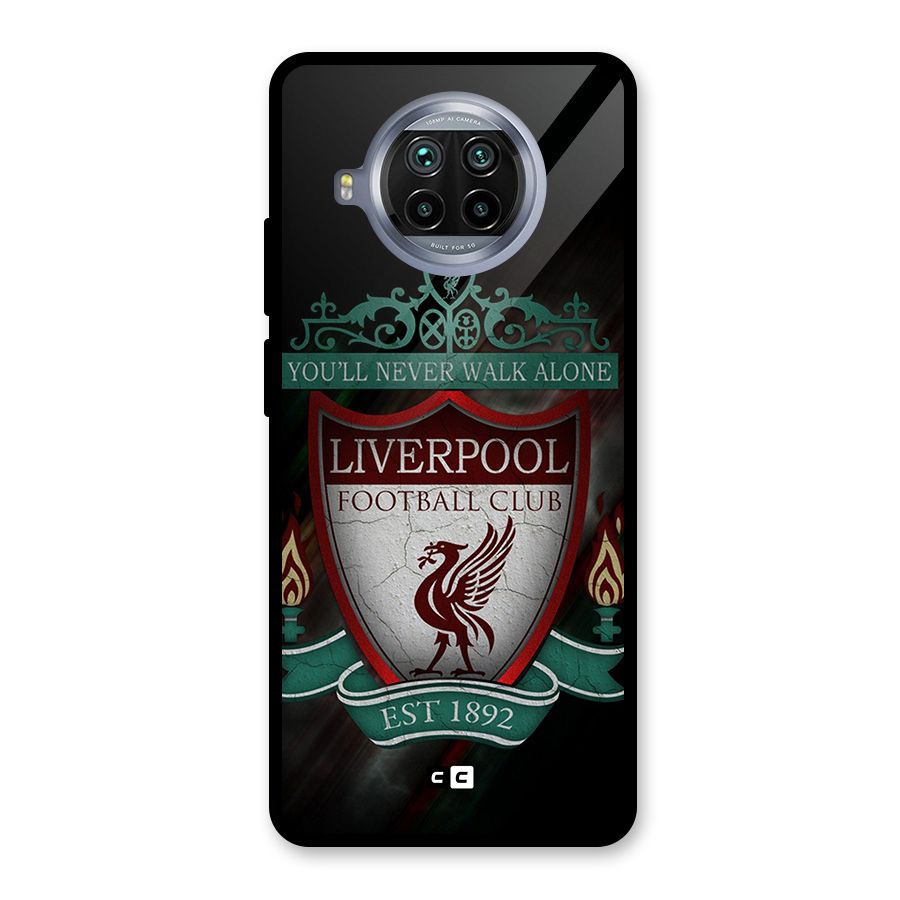 LiverPool FootBall Club Glass Back Case for Mi 10i