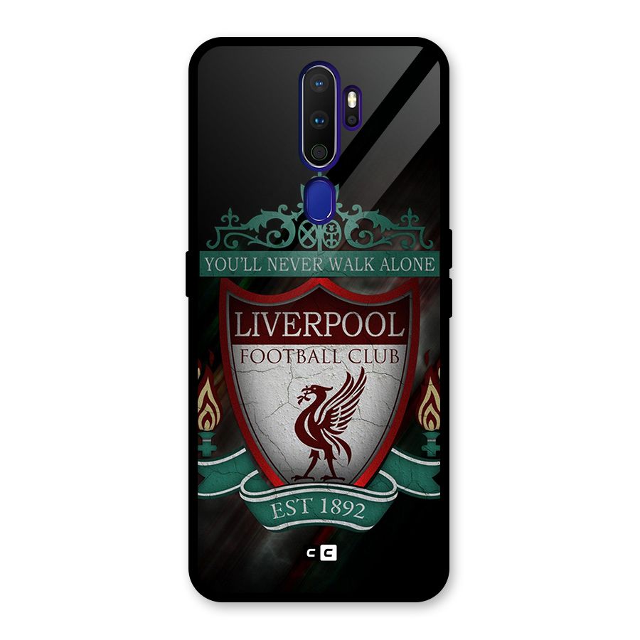 LiverPool FootBall Club Glass Back Case for Oppo A9 (2020)