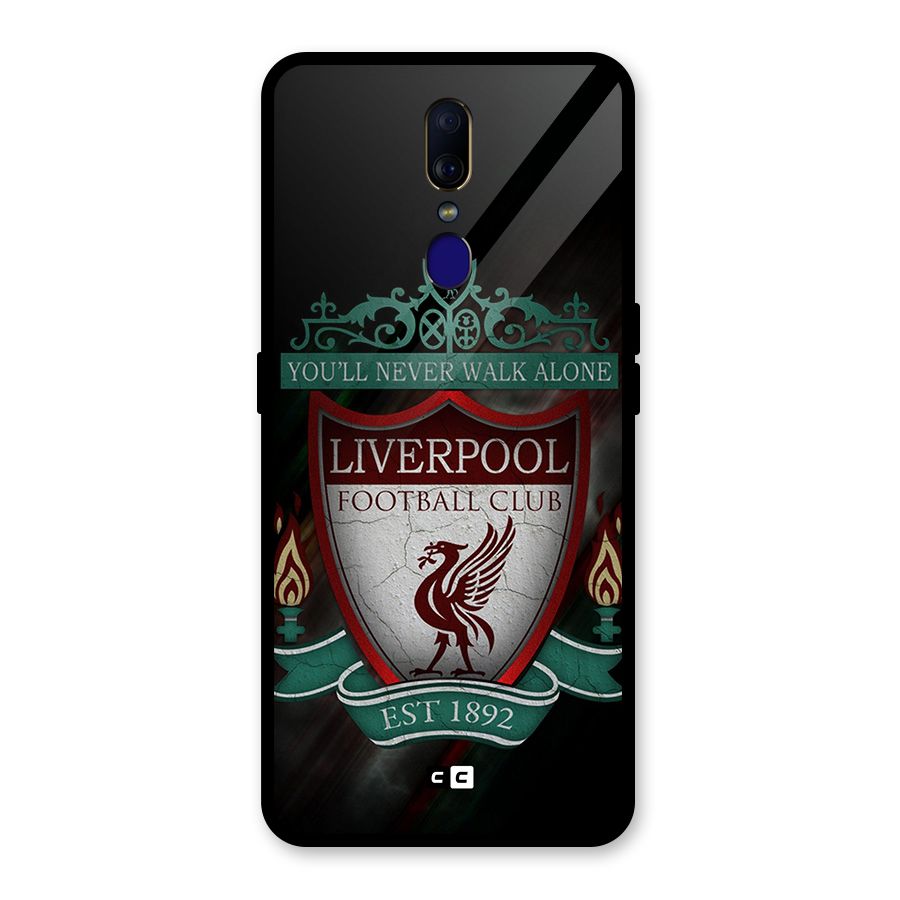 LiverPool FootBall Club Glass Back Case for Oppo F11