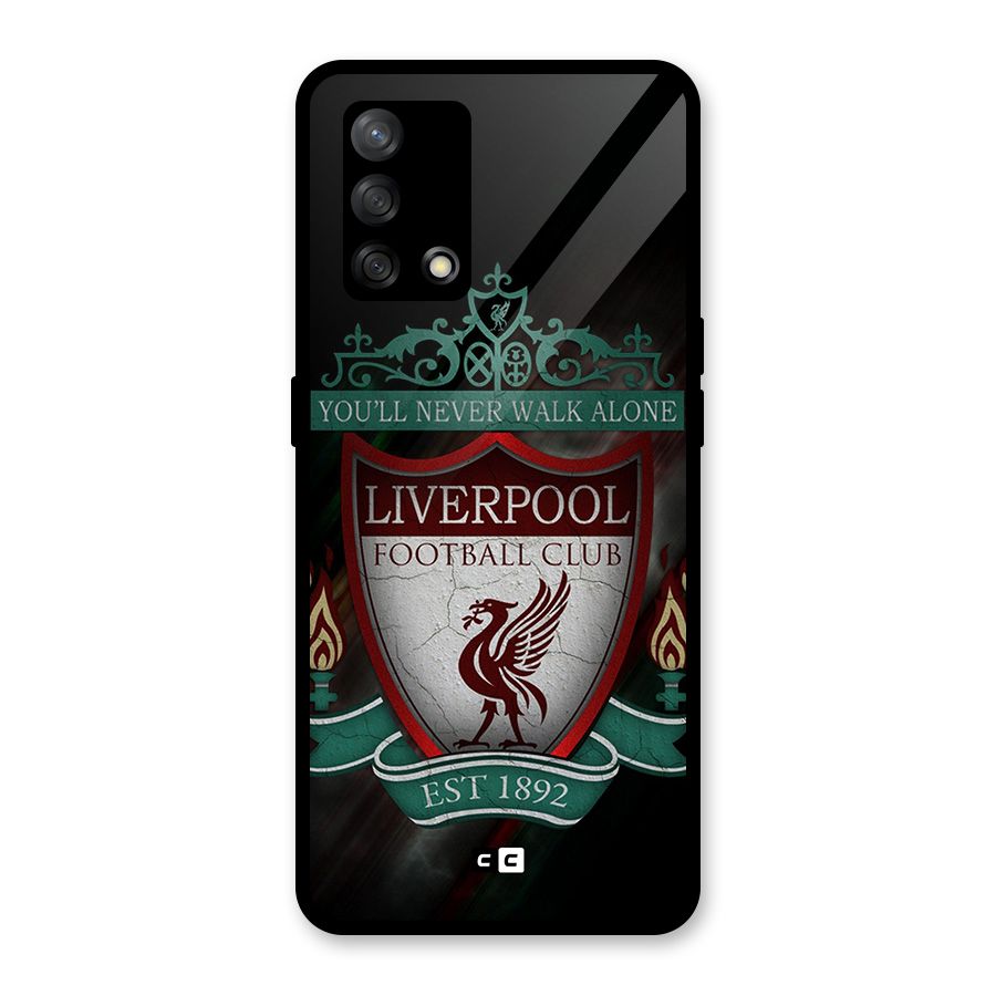 LiverPool FootBall Club Glass Back Case for Oppo F19