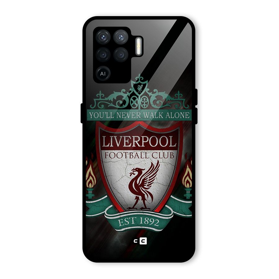 LiverPool FootBall Club Glass Back Case for Oppo F19 Pro