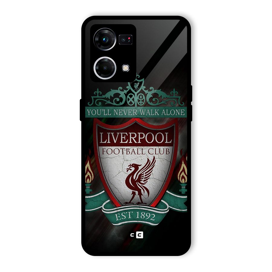 LiverPool FootBall Club Glass Back Case for Oppo F21s Pro 4G