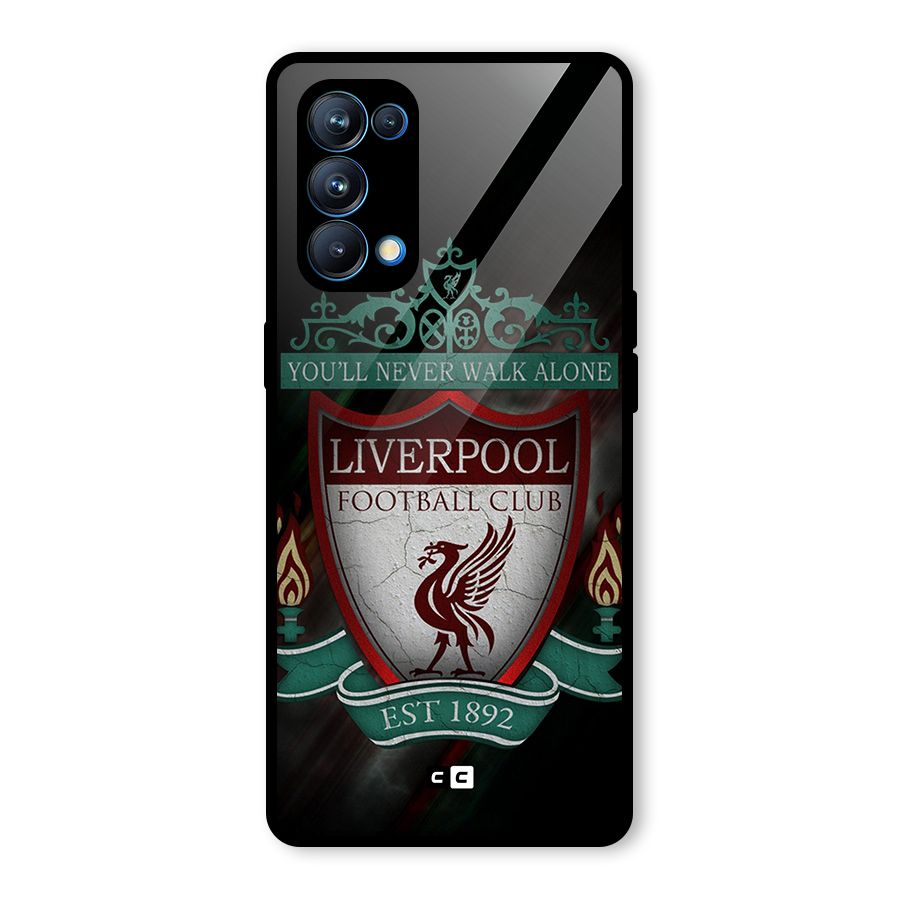 LiverPool FootBall Club Glass Back Case for Oppo Reno5 Pro 5G