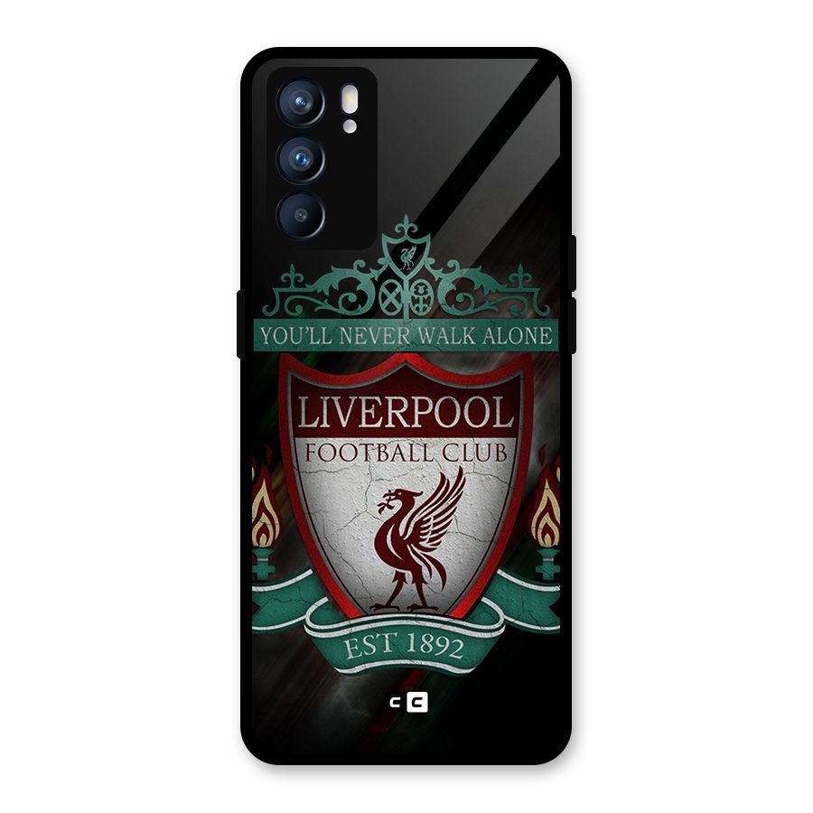 LiverPool FootBall Club Glass Back Case for Oppo Reno6 5G