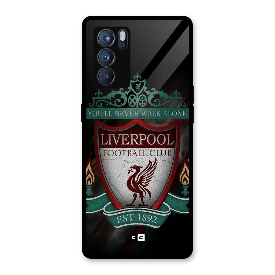 LiverPool FootBall Club Glass Back Case for Oppo Reno6 Pro 5G